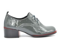 Туфли средний каблук на шнурке 538-7168 538-7168 - фото