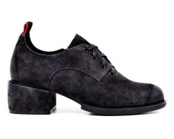 Туфли средний каблук на шнурке 603-3 603-3 - фото