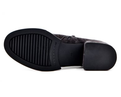 Туфлі на середньому підборі на шнурку 603-3 - фото