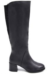 Сапоги на среднем каблуке 05-1-1 05-1-1 - фото