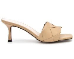 Шлепанцы на каблуке 859-02-3 859-02-3 - фото